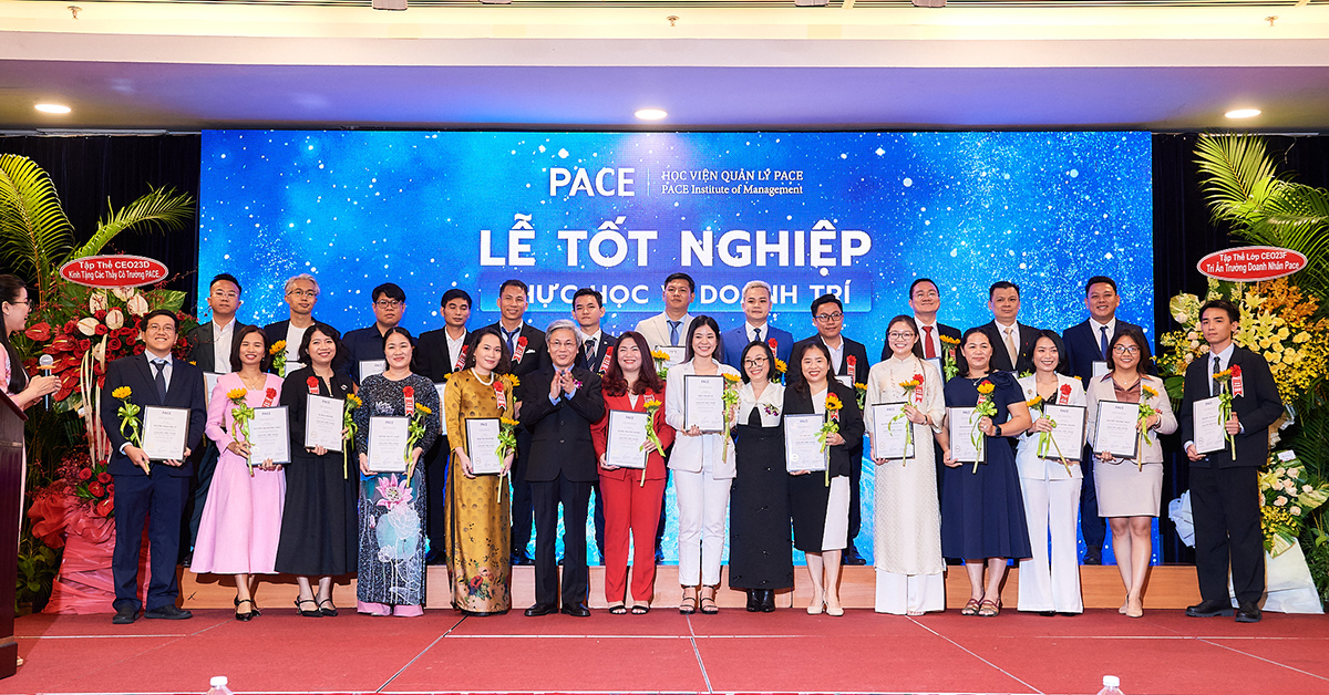 PACE'S GRADUATION CEREMONY: "MANAGEMENT BY CULTURE"